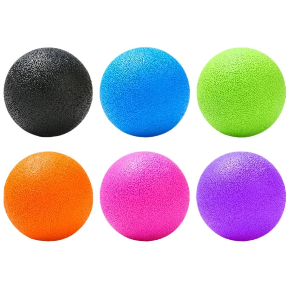 Pelota de masaje duro para Lacrosse, TPR, ejercicio de relajación, deportes, pelota de maní, herramientas de Fitness para Yoga, fisioterapia, liberación miofascial