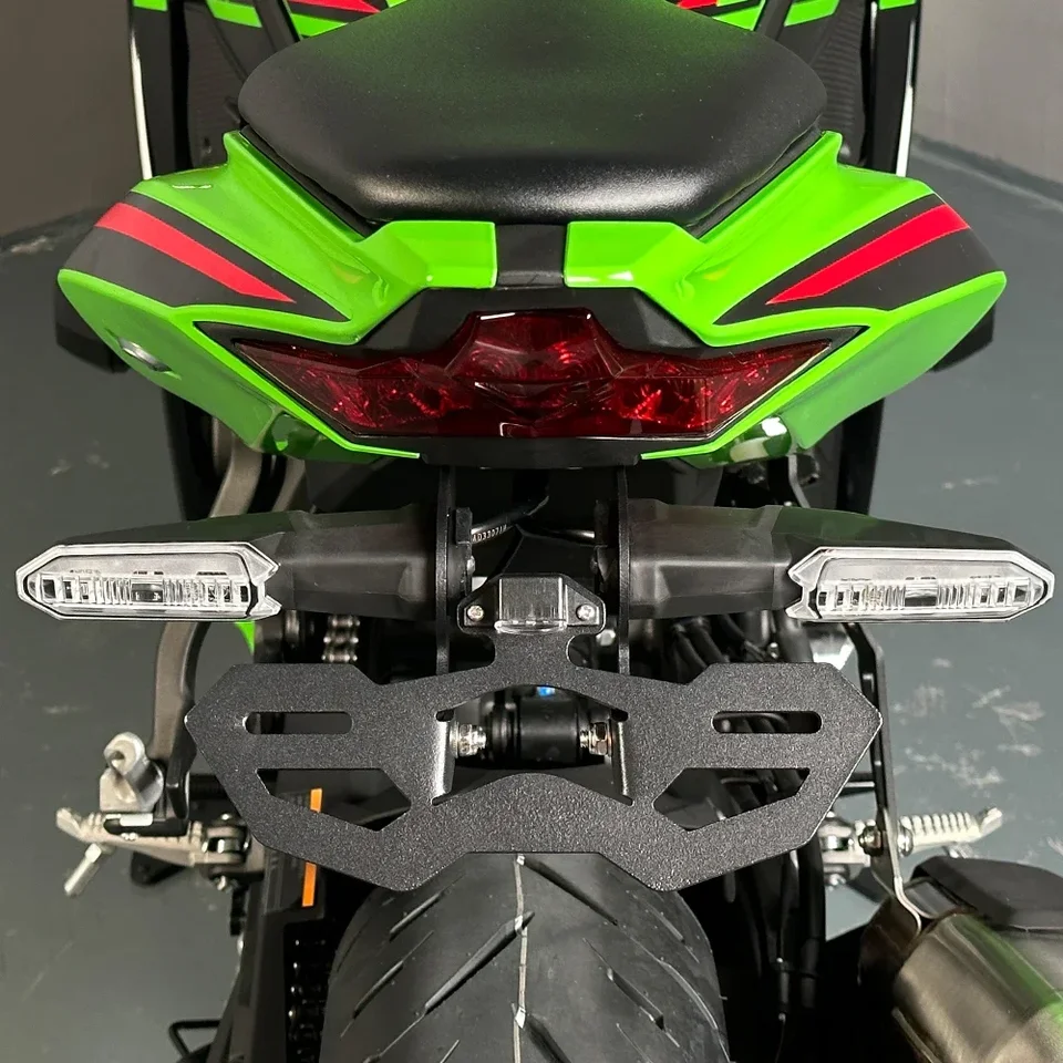カワサキニンジャzx4r,zx4rr,zx25r用ナンバープレートホルダー,テール