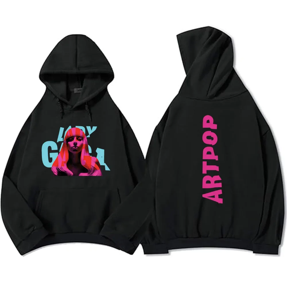 

Ladygaga ARTPOP winter hat Sweatshirt Casual Men's hoodie Long-sleeved streetwear Hip Hop Graphic clothing