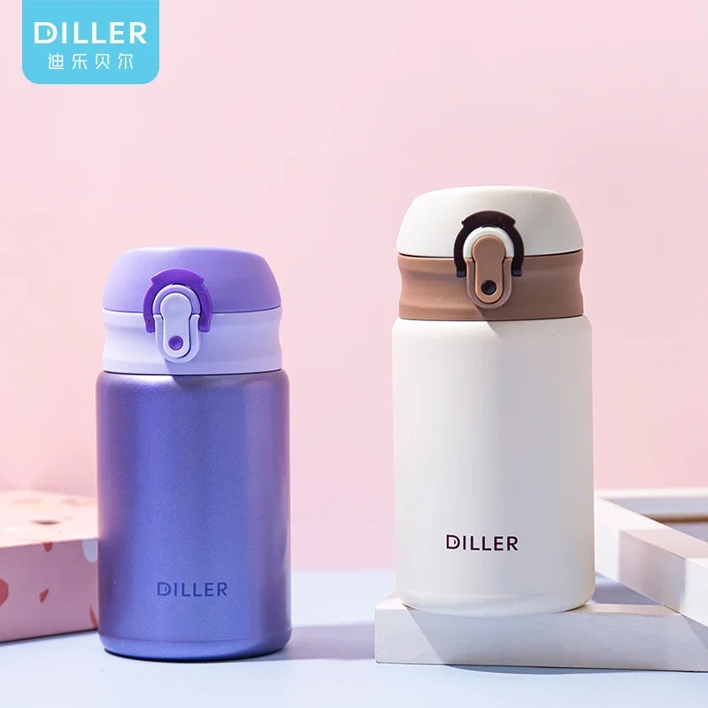 300ML Vacuum Insulated Bottle Gift Set Office Business Style Coffee Mug 316 Stainless Steel Thermos Bottle Portable Flask Carafe