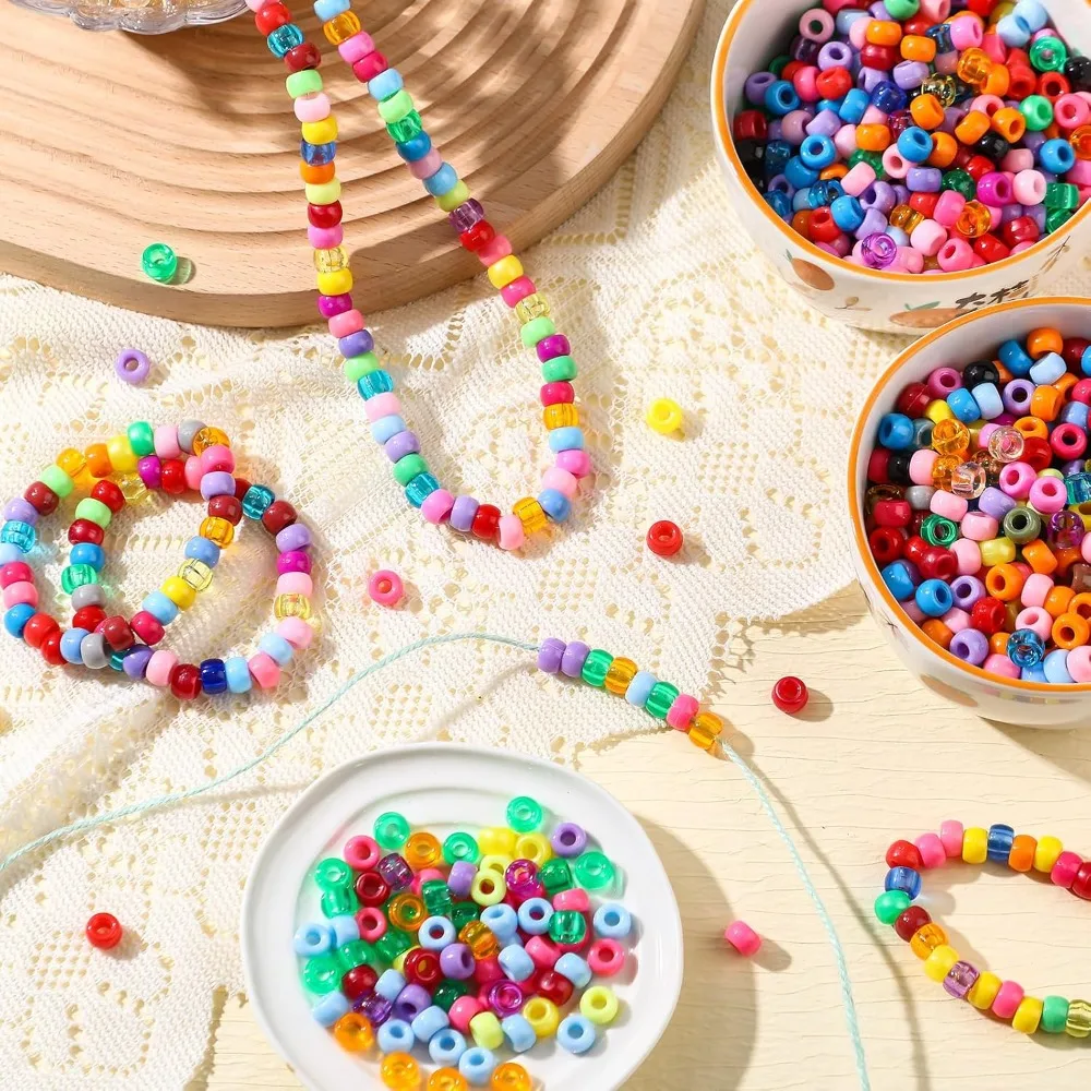 200/1000 قطعة مزيج الألوان الاكريليك الخرز الزخرفية ، DIY بها بنفسك صنع المجوهرات الملحقات ، عيد الحب ، عيد الشكر ، هدايا عيد الميلاد