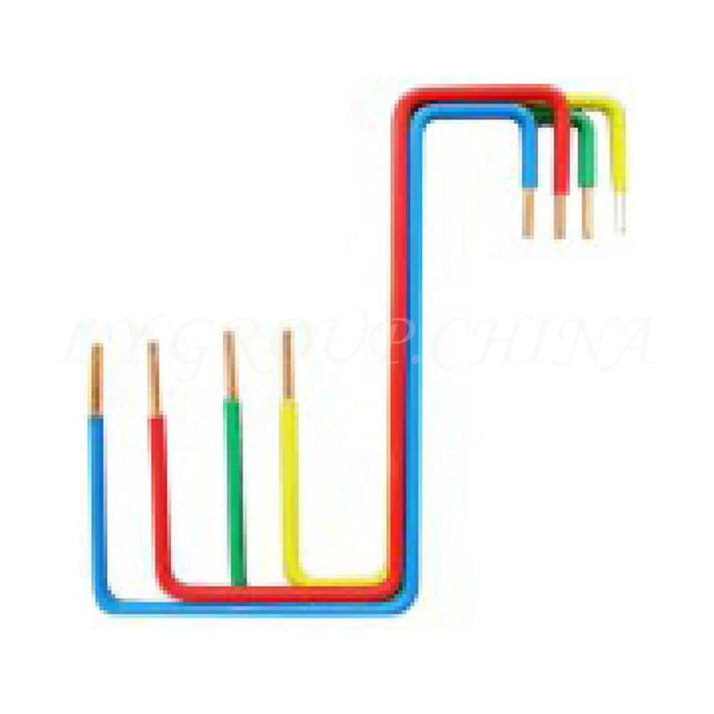 Máquina integrada de pelado y doblado de cables con pantalla táctil, neumático completamente automático, 2 ruedas, cable de corte de 1 a 6 mm2, LY-206