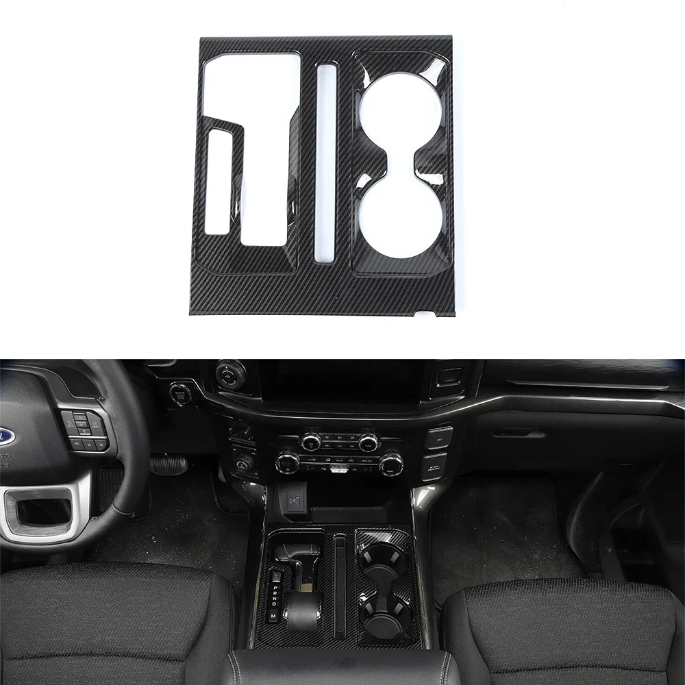 

Car Gear Shift Panel Frame Trim ABS Sticker For Ford F150 2021+ Interior Auto Styling Accessory