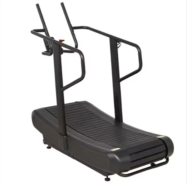 

Factory Gym Fitness Self Generating Running Machine Unpowered Commercial Curved Treadmill