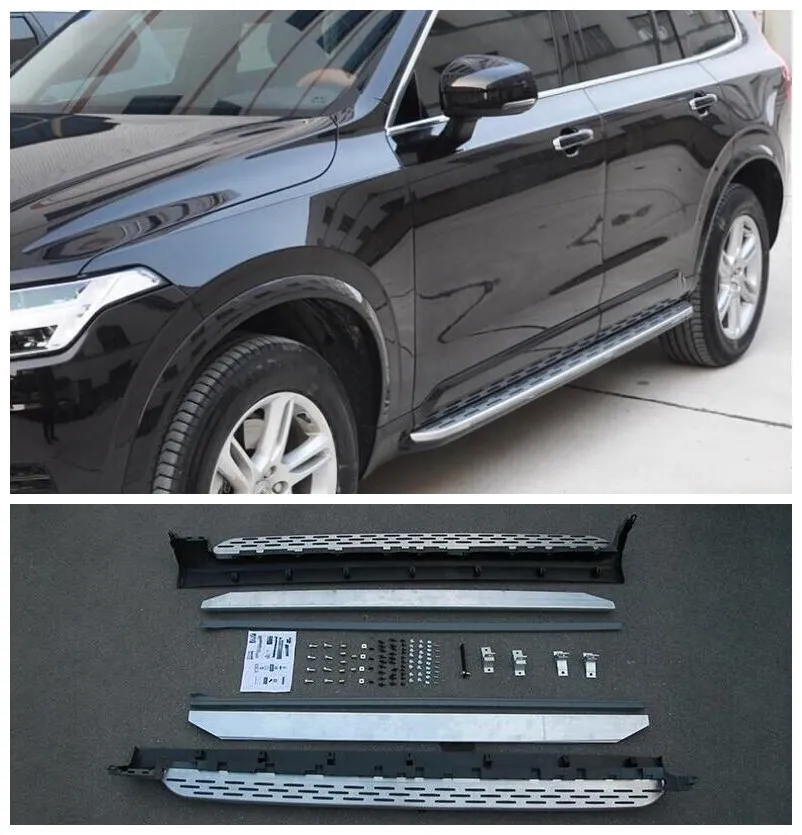 

High Quality Car Aluminum alloy Running Boards Side Step Bar Pedals Fits For VOLVO XC90 2015 2016 2017 2018 2019 2020