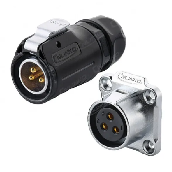 

Suitable for Lingke Aviation Plug LP20 Waterproof Connector Power Socket 2-3-4 - 5-79-12 LED Signal Connector