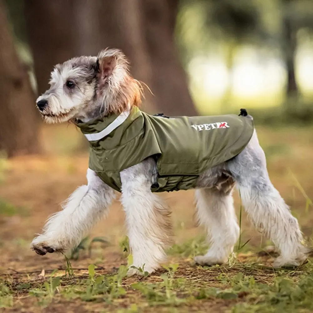 

Cool Adjustable Dog Raincoat Soft with Chest Leash Waterproof Dogs Clothes Reflective Strape Dog Stormcoat For Small Medium Dogs