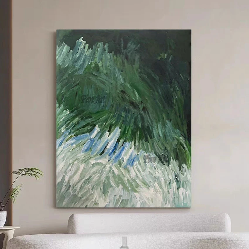 

Wall Decoration Pictures Dark Color Canvas Art Abstract Modern Abstract Textured Paintings Unframed Wholesale Home Decor
