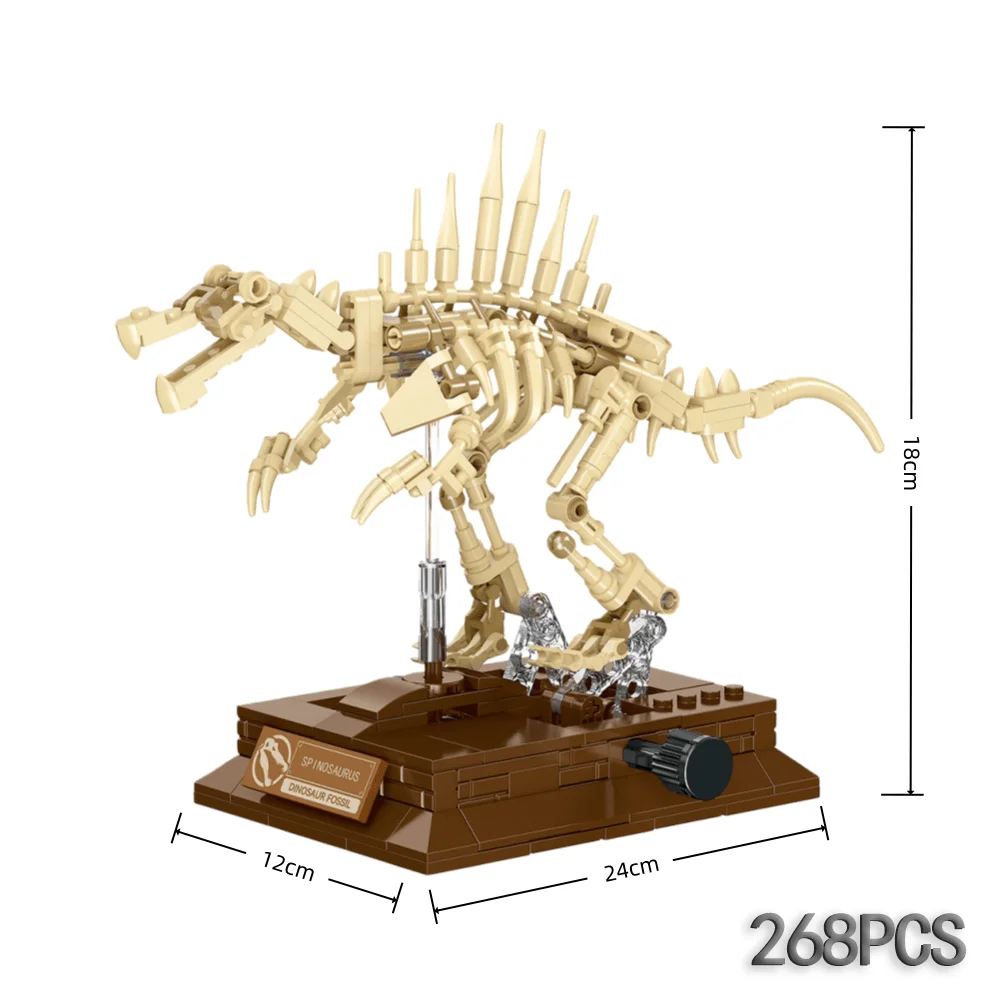 KNEW BUILT Pterosaur Dinosaur Fossil Building Block Toy-Gift voor verzamelaar, educatief STEM-speelgoed en woondecoratie, verjaardagscadeau voor jongens