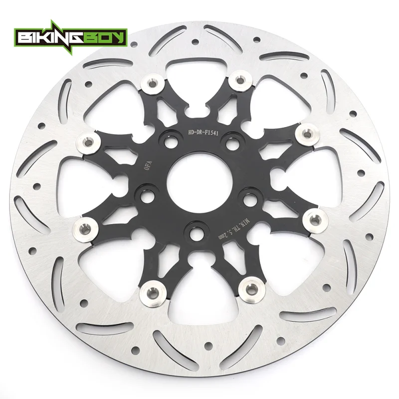 BIKINGBOY Rear Brake Disc Rotor For Low Rider FXDL FXRS FXLR Wide Glide FXDWG Super Glide FXD FXR 87 88 89 90 91 92 93 94 95 96