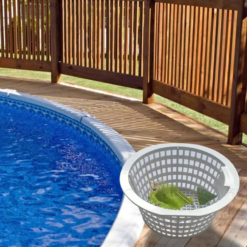 

Swimming Pool Skimmer Basket Replacement Strainer Leaves Debris Cleaning Basket For Cleaning Surface Of Swimming Pools