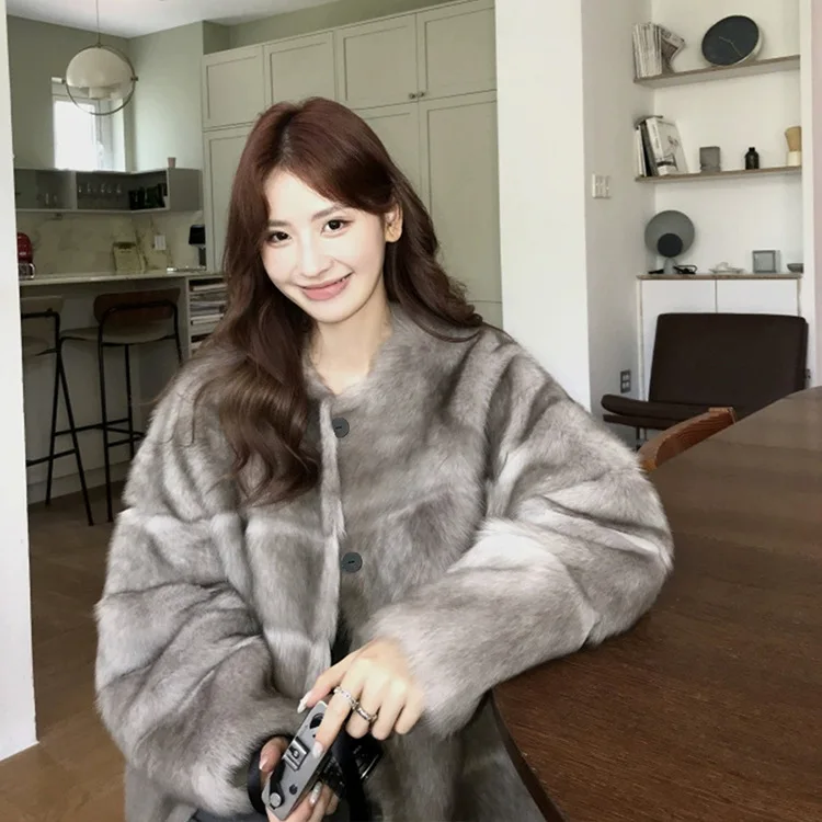 UMI MAO Casaco de emagrecimento reto toscano de couro duplo tingido para mulheres jaquetas novas versáteis de alta qualidade