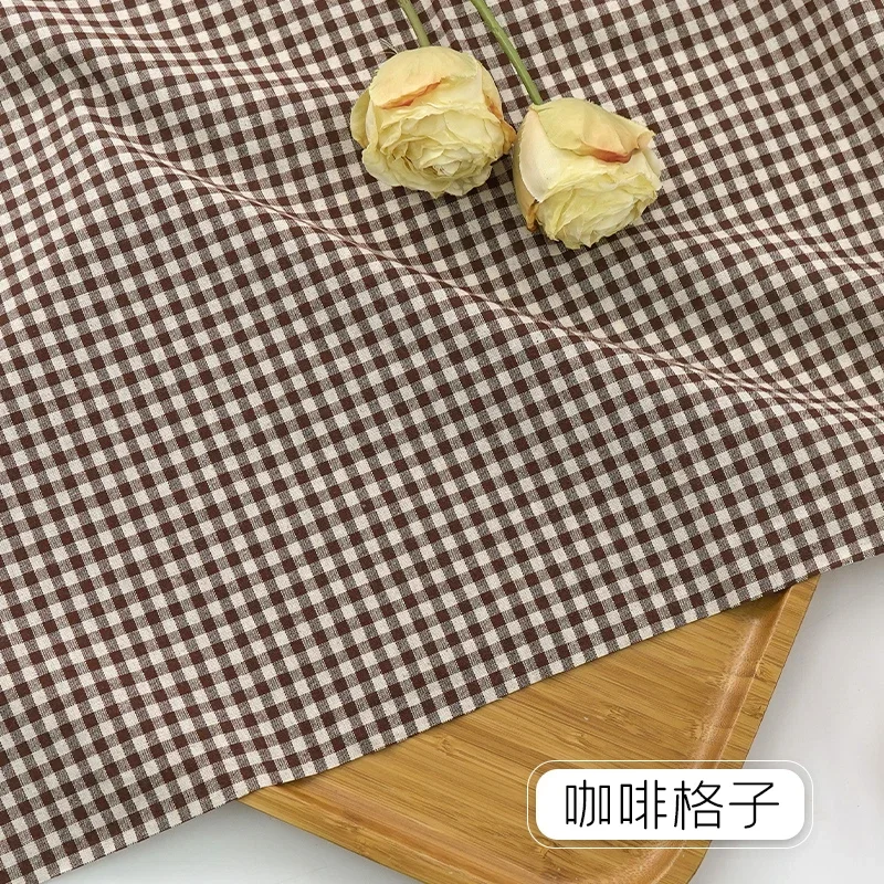 100% Cotton Plaid Fabric for DIY Projects