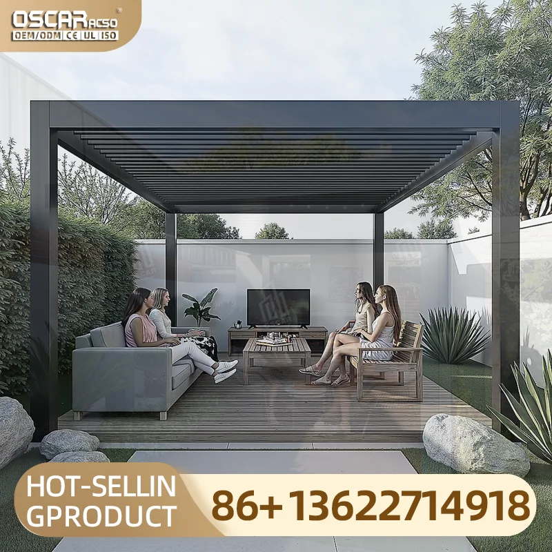 Electric Aluminum Pergola Roofs and Carports for Sale Ideal for Backyards Gardens and Patios pergola