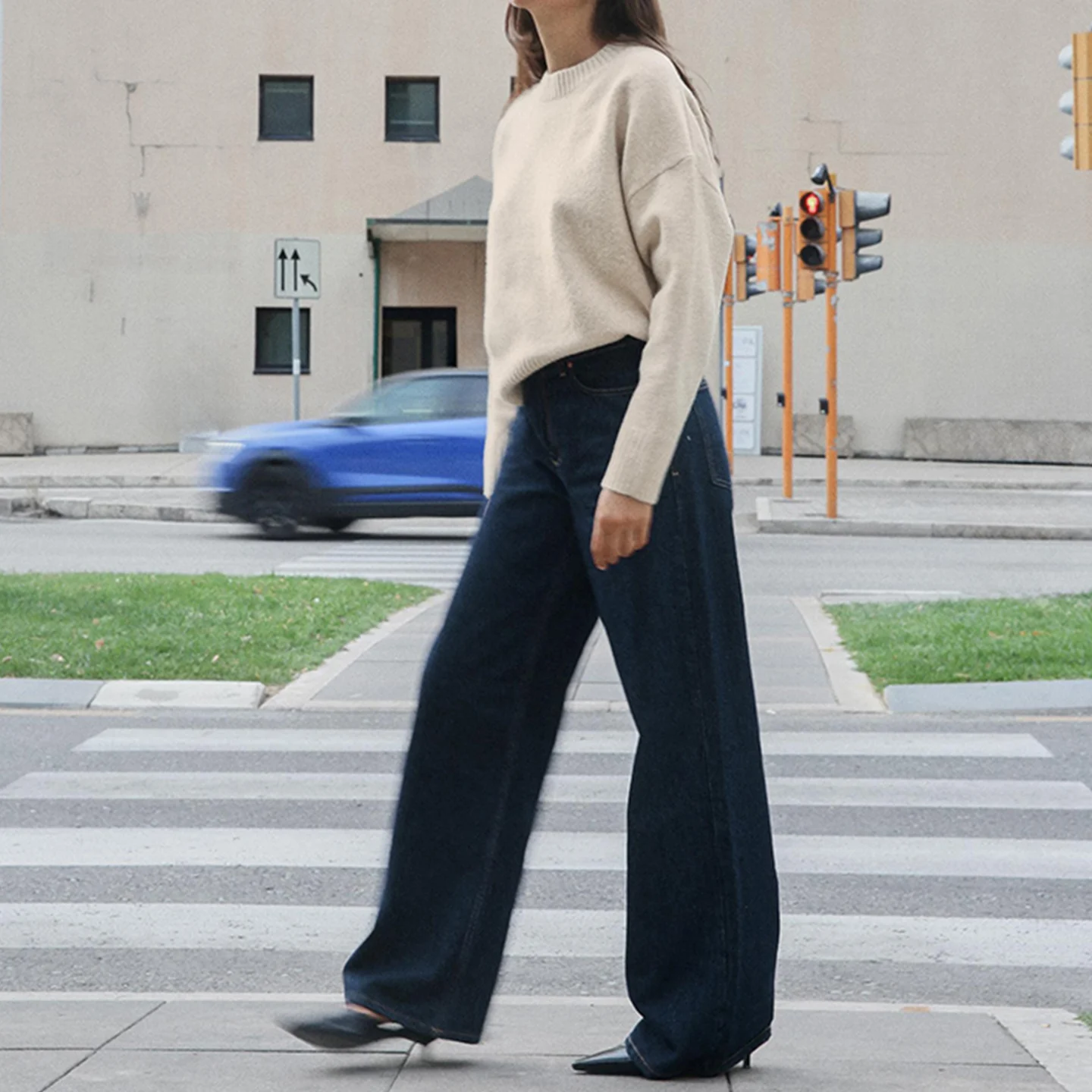 سترة نسائية من Z بأكمام طويلة محبوكة ناعمة وياقة مستديرة، تصميم عصري وشخصي، إصدار جديد لموسم خريف 2025 بالأسلوب الأوروبي #3