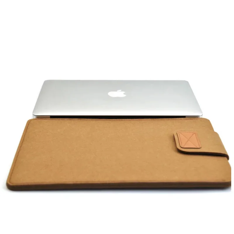 Woolfelt Soft Sleeve Bag Case Laptop Cover for 11 in 13in 15 in Macbook/Laptop/Tablet PC Fashion Solid Wool Felt