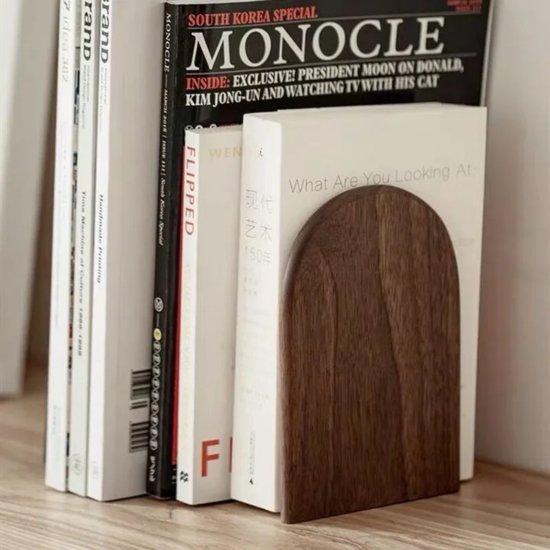 مكتب المنزل منظم سطح المكتب الدفتين حامل الكتب حامل تخزين مكتب الرف ملحقات الكتب #5