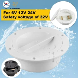 CNSPEED Electric Agitation Fishing Power Supply Base Marine Boat Box Reel For Sea Fishing White Dustproof Waterproof Junction