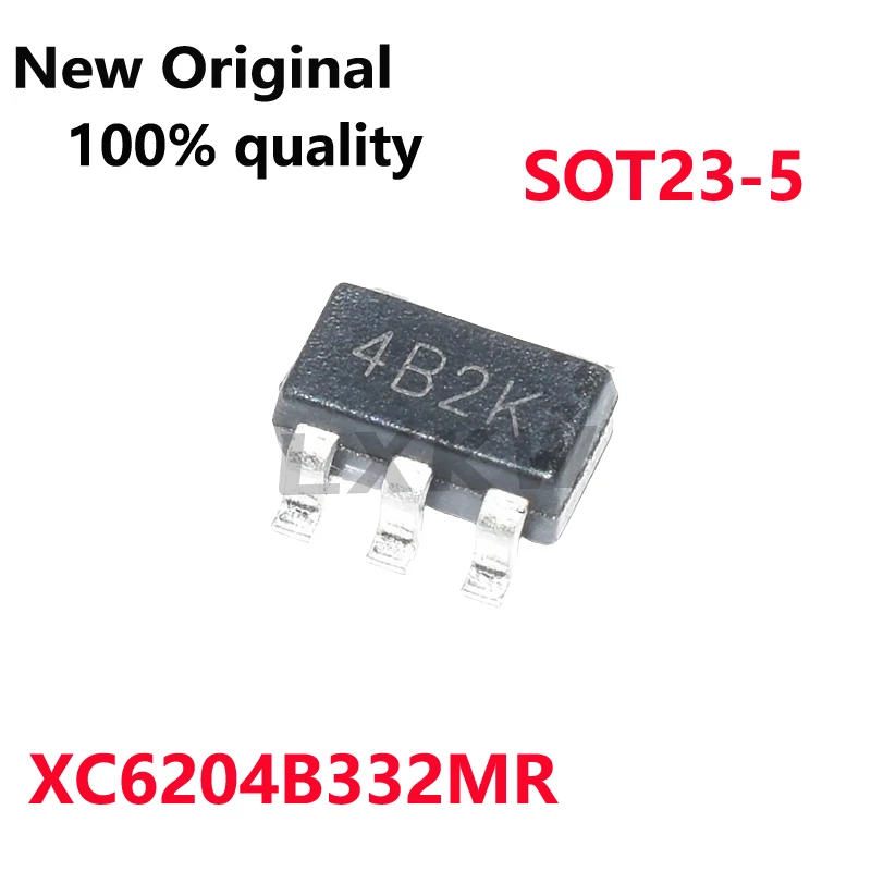 20/PCS New Original XC6204B332MR 4B2K 4B2X 4B2L 4B.. SOT23-5 Voltage regulator chip In Stock