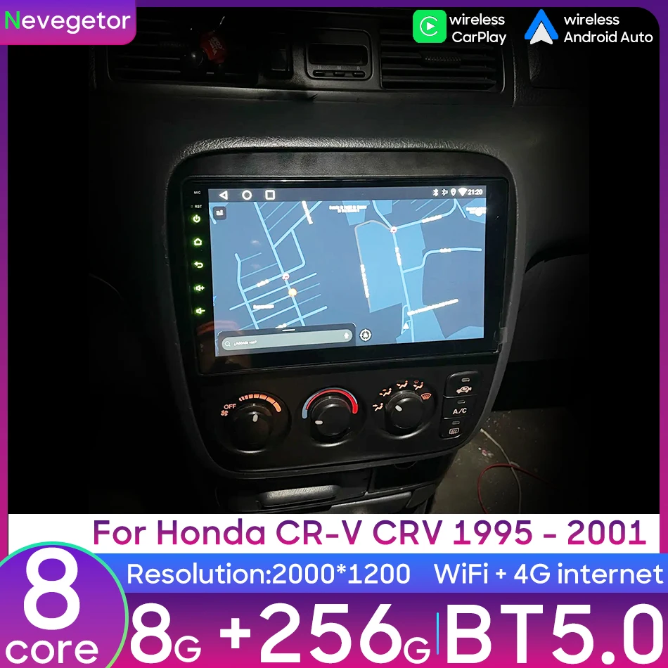

For Honda CR-V CRV 1995 - 2001 Car Multimedia Player Android Car Radio Intelligent Stereo GPS Wireless CarPlay Auto Wifi No 2din