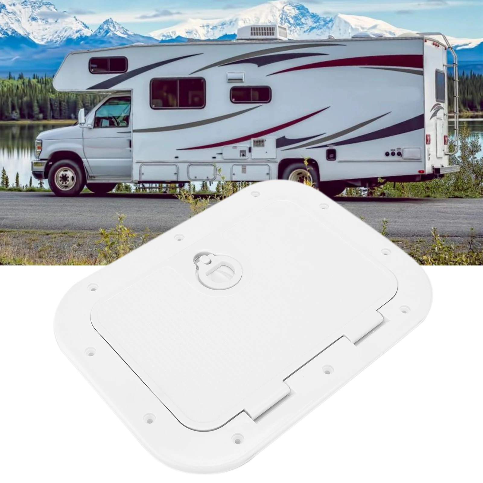 Boat Deck Access Hatch 375x280mm Detachable Storage Cover Lid for RV Motorhome Yacht OEM Replacement Durable
