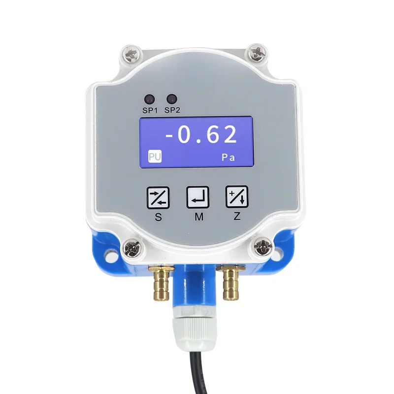 4-20ma 0-10V Micro Differential Pressure Transmitter Transducer With LCD Digital Display