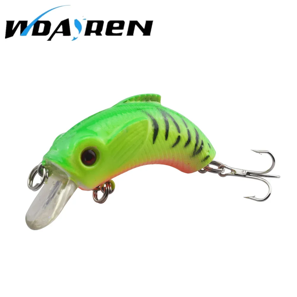 1 szt. Przynęty wędkarskie Topwater 5 kolorów Pływający wobler Minnow Popper Lure 5,5 cm 9 g Haczyki Korba Przynęty Narzędzie wędkarskie