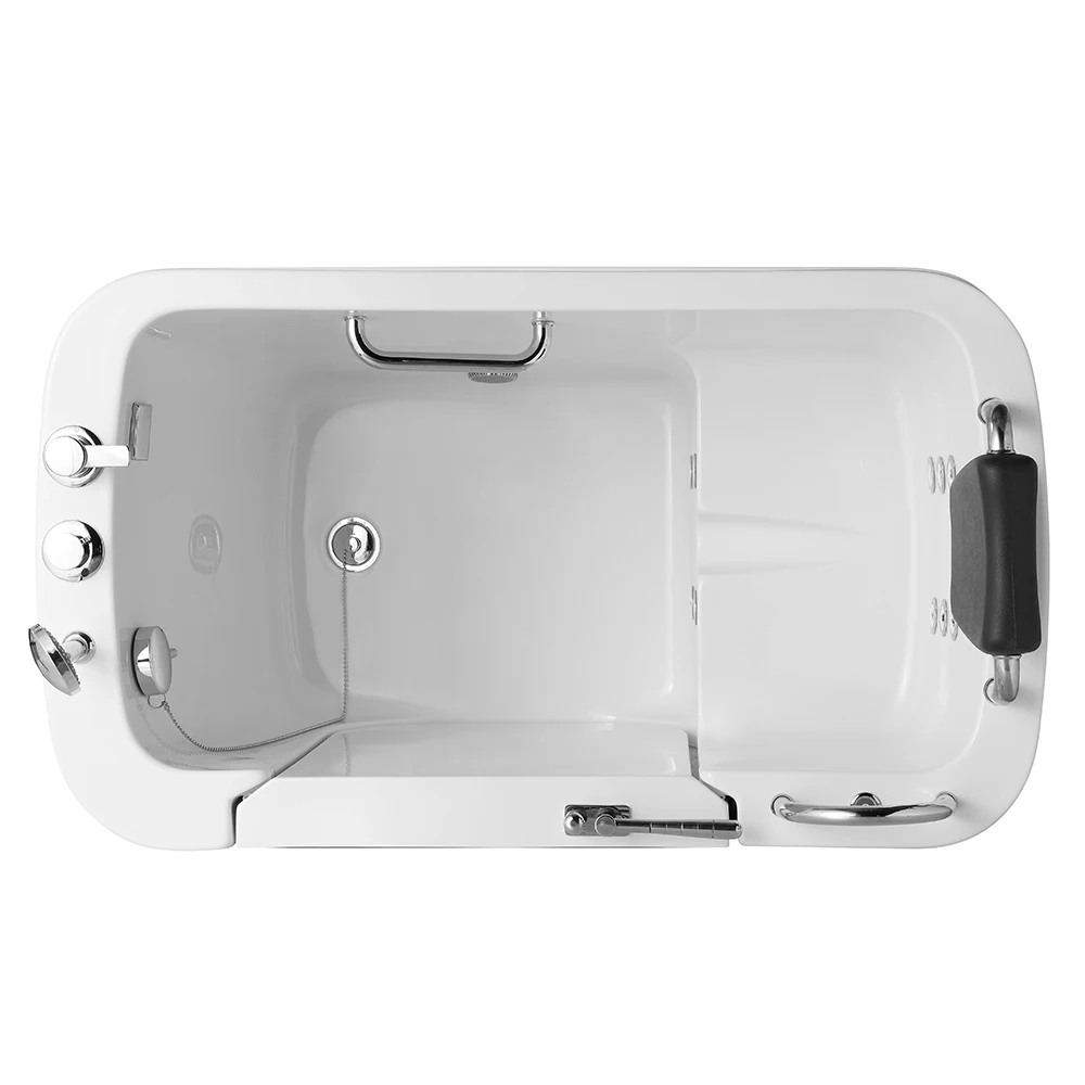 White Acrylic Massage Tub Elder Handicapped Walk in Bathtub Walk-In Tub for Elder People