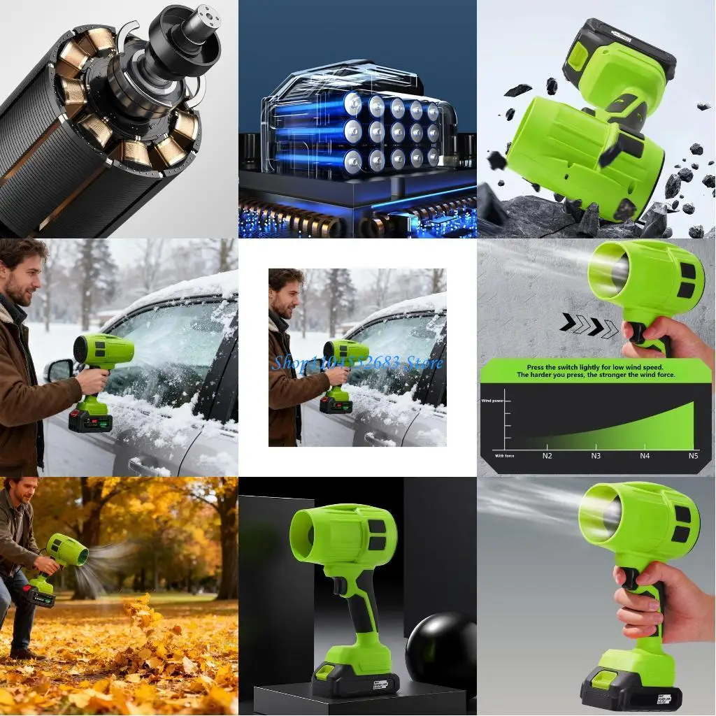 

Y6GD Ergonomic Handheld Blower 110V High Efficiency Motor Comes With Storage Box