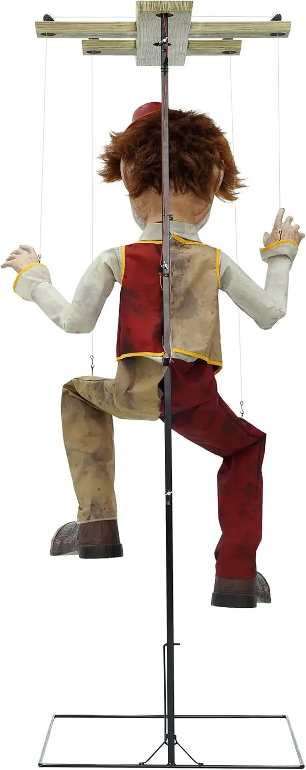 Spirit Halloween 7.7 Ft Bobby Strings Animatronic | Decorations | Animated | Halloween Décor