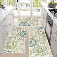 Bohemian Style Kitchen Mat Living Room Entrances Door Mat Balcony Hallway Bathroom Non-slip Floormat Bedroom Bedside Foot Mat