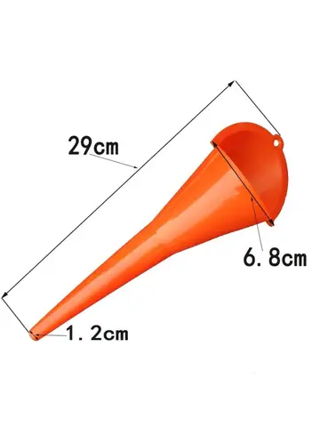 Car Long Stem Funnel Gasoline Oil Fuel Filling Tools Anti-splash Plastic Oil Funnel Motorcycle Refueling Tools Auto Accessories