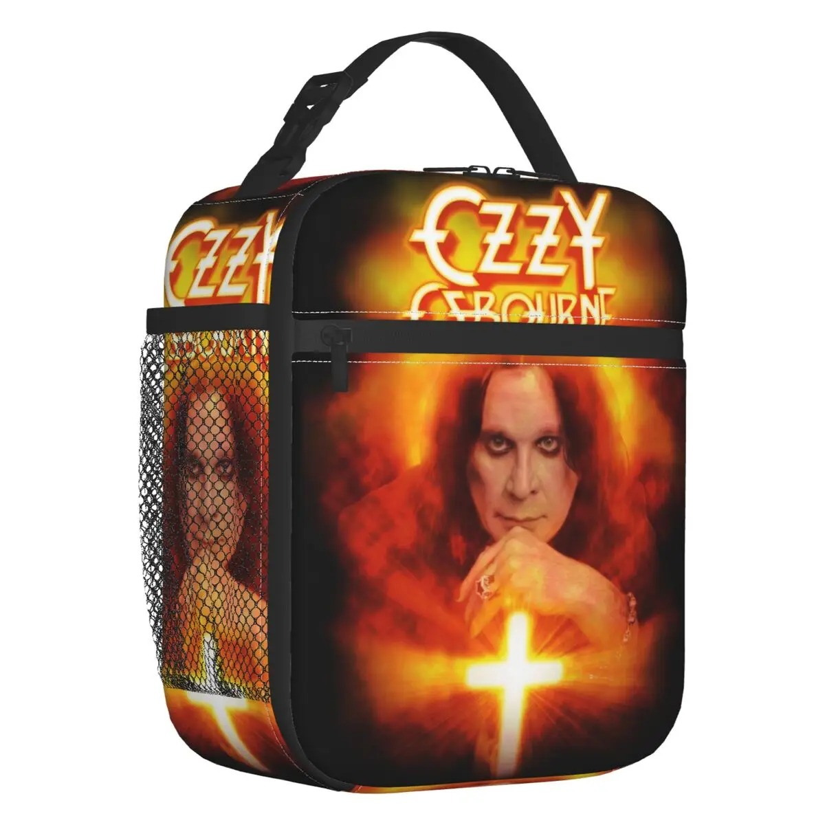 

Ozzy Osbourne Heavy Metal Insulated Lunch Bag for Women Portable Prince Of Darkness Thermal Cooler Lunch Box Kid School Children