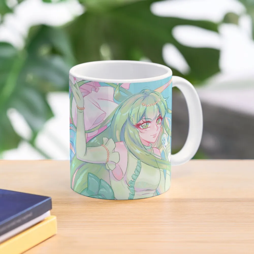 Mermaid Princesses From Pichi Pichi Pitc  Mug Design Picture Handle Round Drinkware Image Photo Coffee Printed Simple Tea Cup