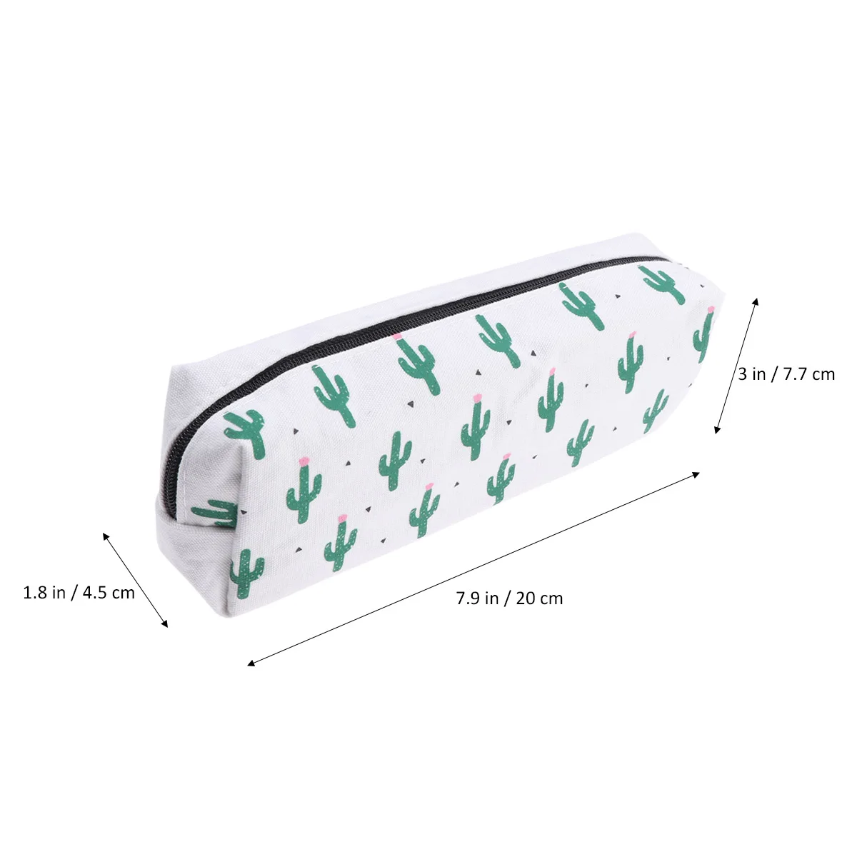 

Cactus Pen Bag Pencil Canvas Case Small and Fresh School Supplies Bags Middle Student