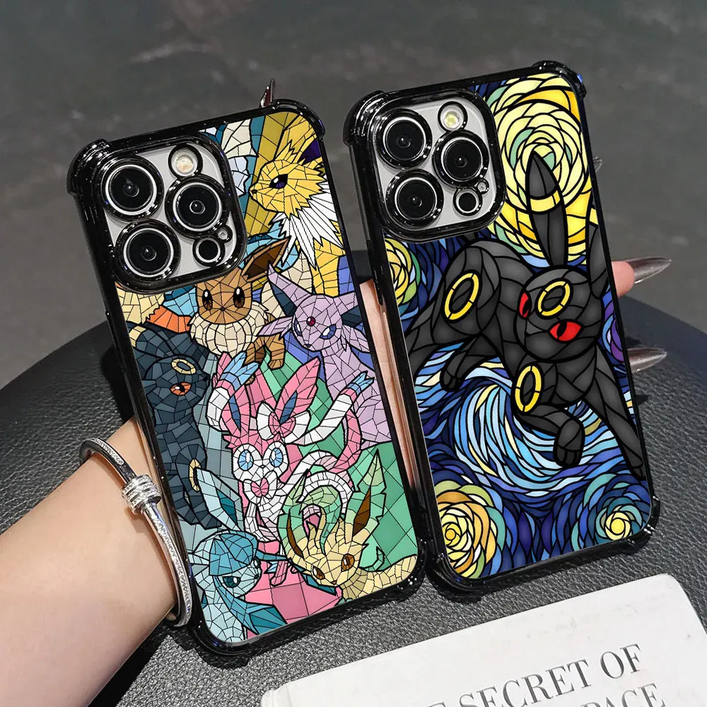 Cartoon P-Pokemons Anime für Google Pixel 8 7 10 9 Pro XL A 7A 8A 9A 10A Hülle Silikon Klare Schale Transparente Rückseite Coque