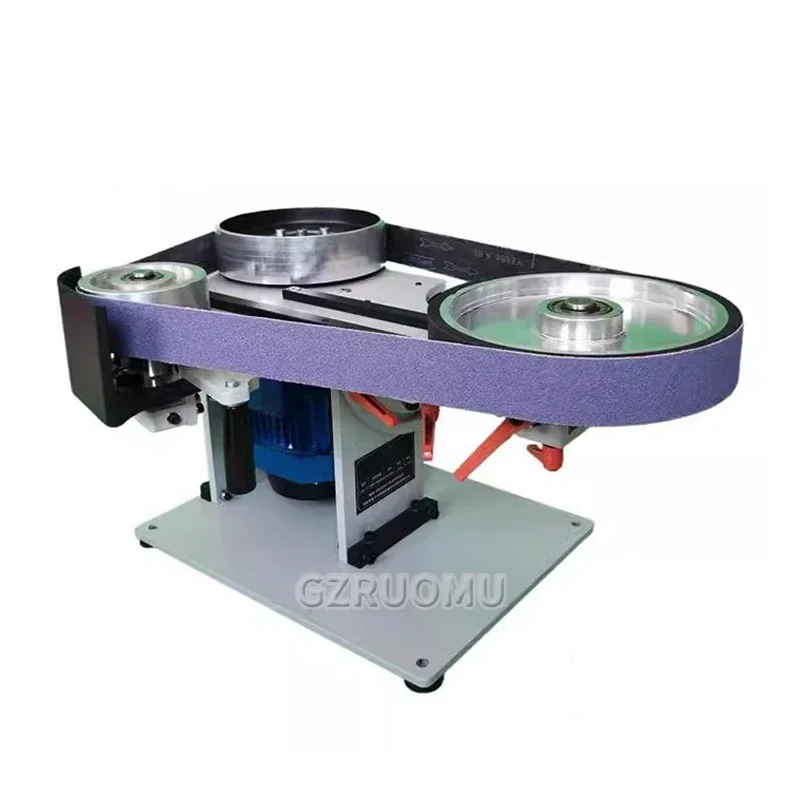 

Belt Grinder Sander Dual Purpose Variable Speed Polisher 1500W 220-380V Polishing Grinding Machine for Metalworking Knife Making