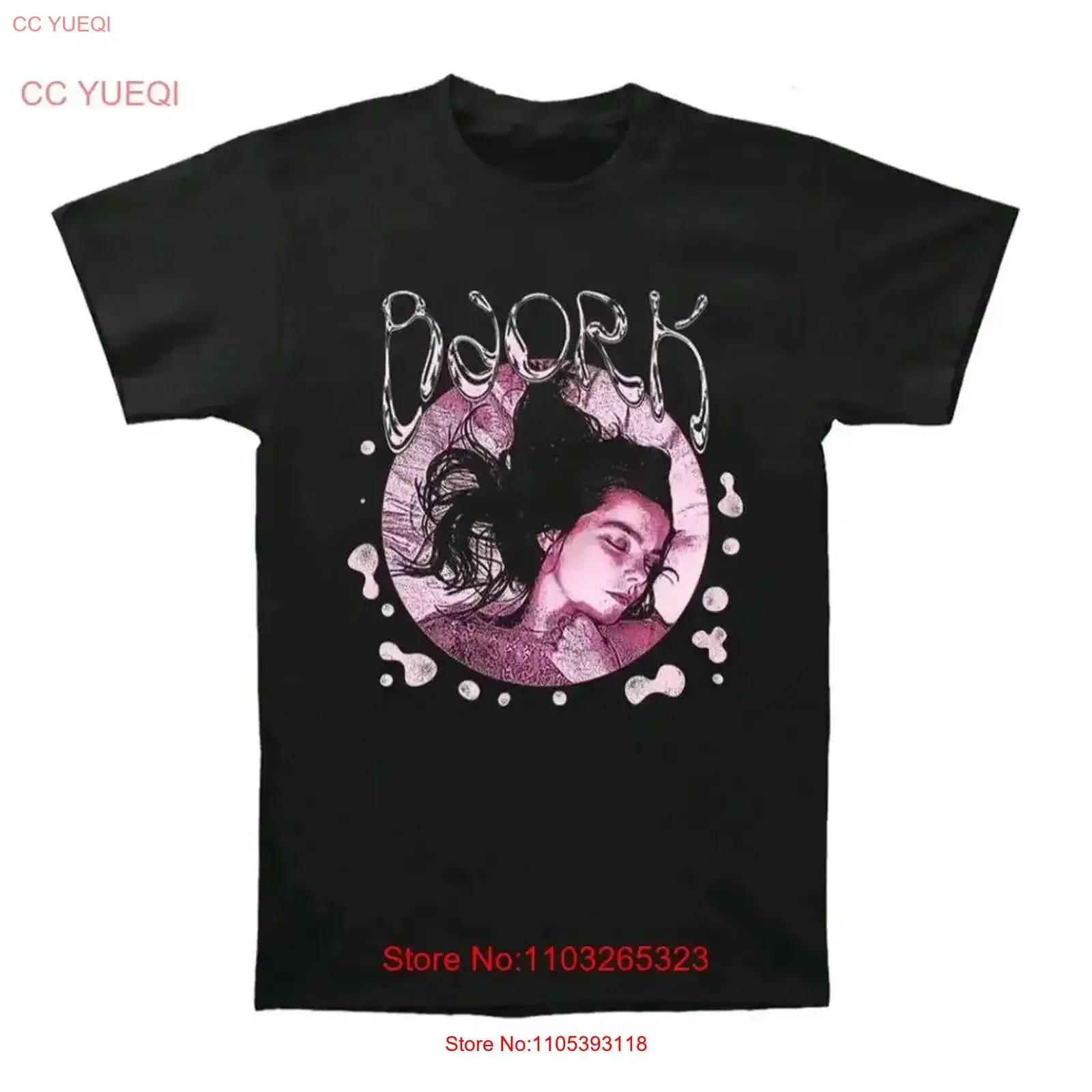Bjork Singer Poster Album Music Cotton T Shirt All Size UB230 vintage Washed Casual Stylish Top For Everyday Wear Soft vintage