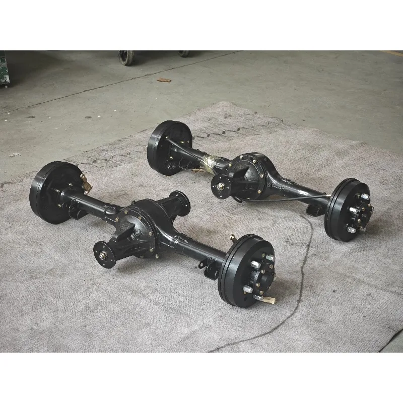 High Torque Double Side Differential Freight Tricycle Floating Shaft Adjustable Driveline Mechanical Disc Brake 5 Bolt Propeller
