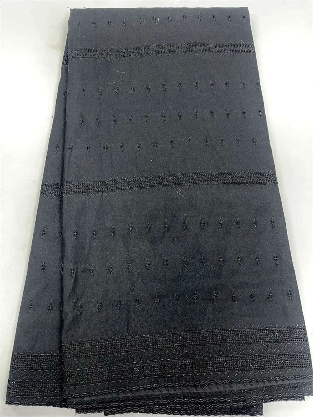 

Polished Cotton Lace For Men & Women African Embroidered Inspired Fabric Fashion Swiss Voile Garment Cloth Made from 100% Cotton