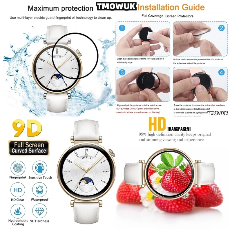 

For Huawei Watch GT4 46mm GT5 41mm Watch5 46mm 42mm Protective Film Anti-Scratch HD Soft