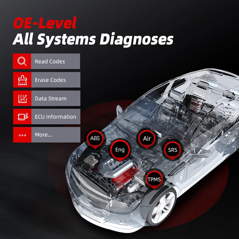 Diagnostic Tools Autel MK808S Car diagnosis Bi-Directional Control Automotive scanner IMMO Key Coding PK MX808S MK808BT PRO