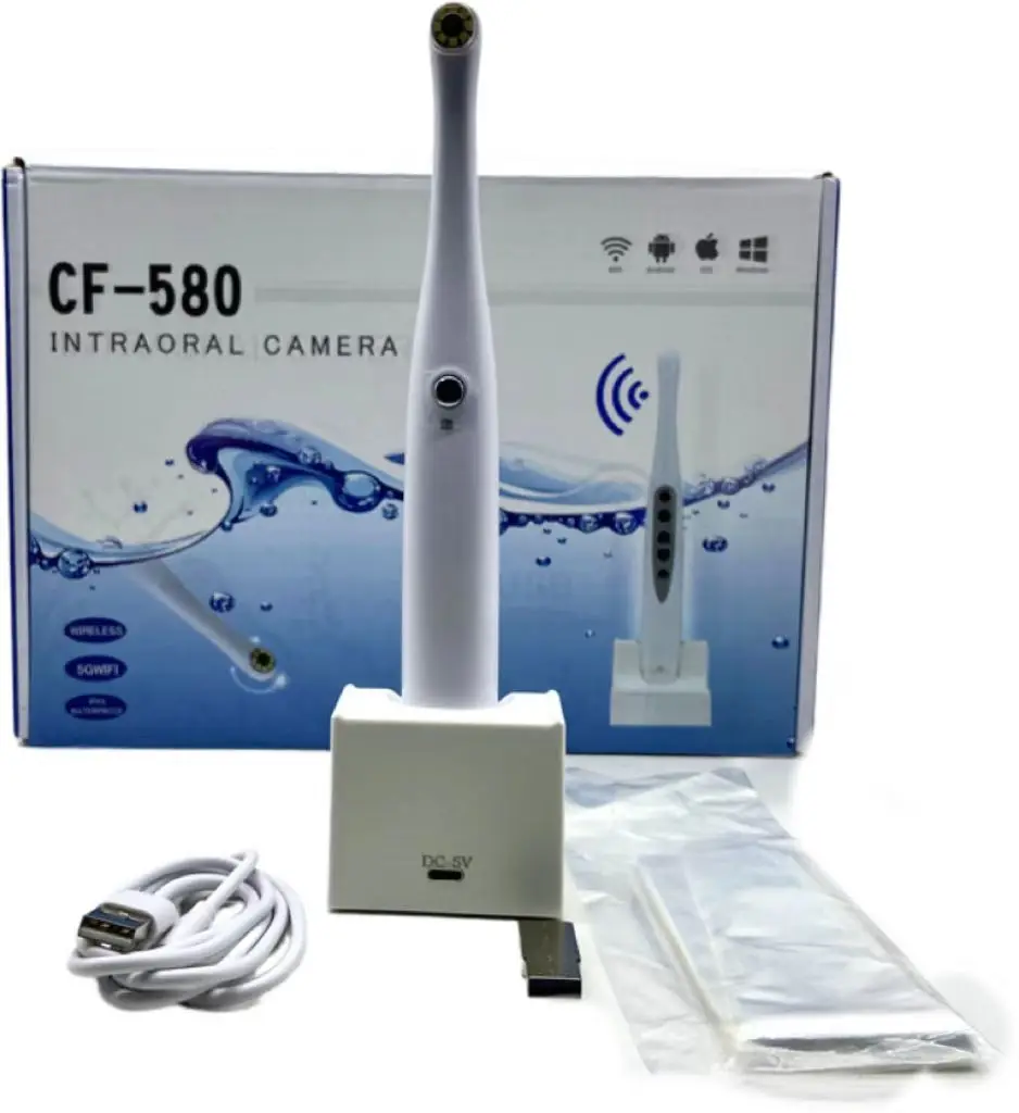 Hot Sale USB Intraoral Camera CF580 5G Upgraded Anti-fog Lens IPX5 waterproof Dental Detector With CE  IOS Approved