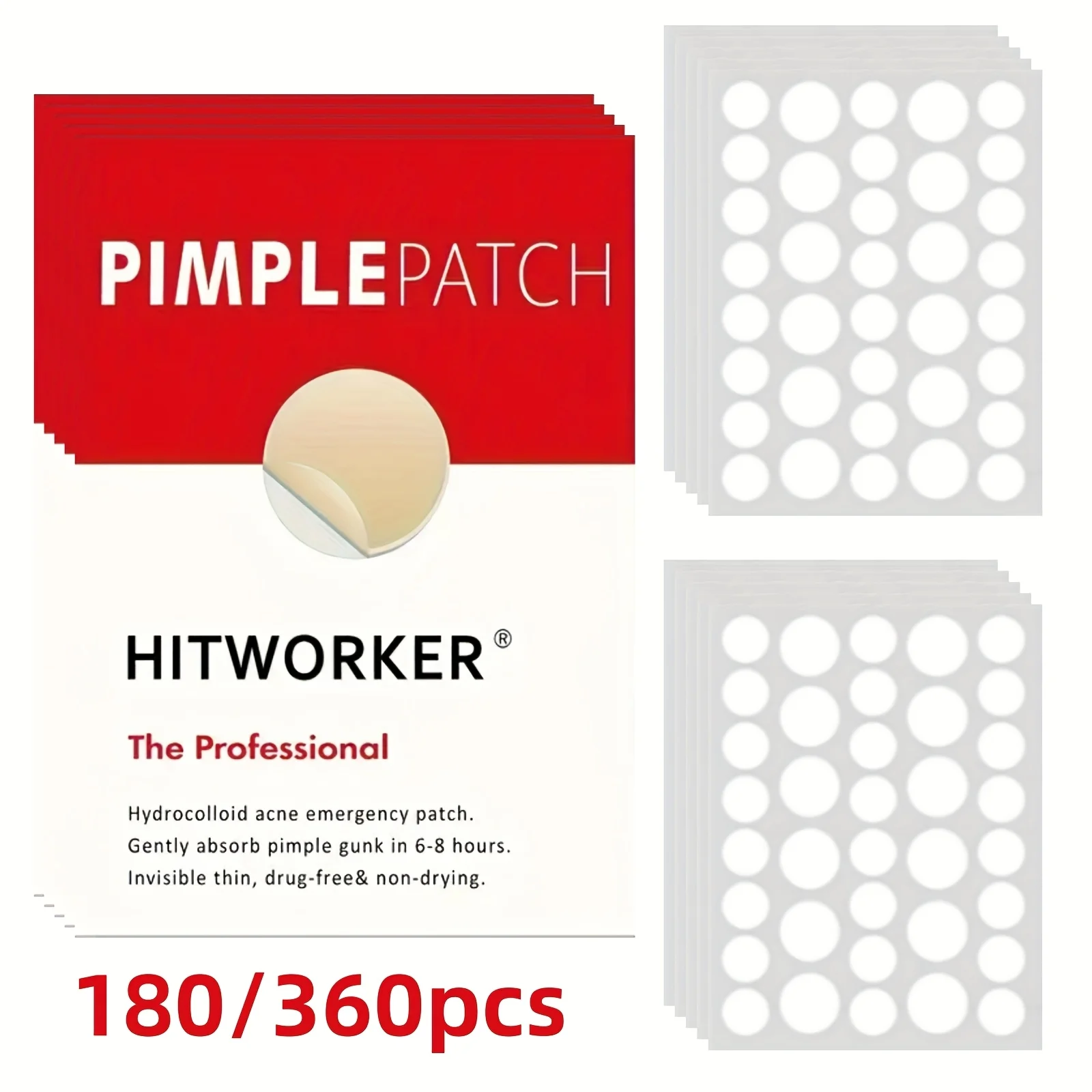 180/360 Pcs Hitwork… - image