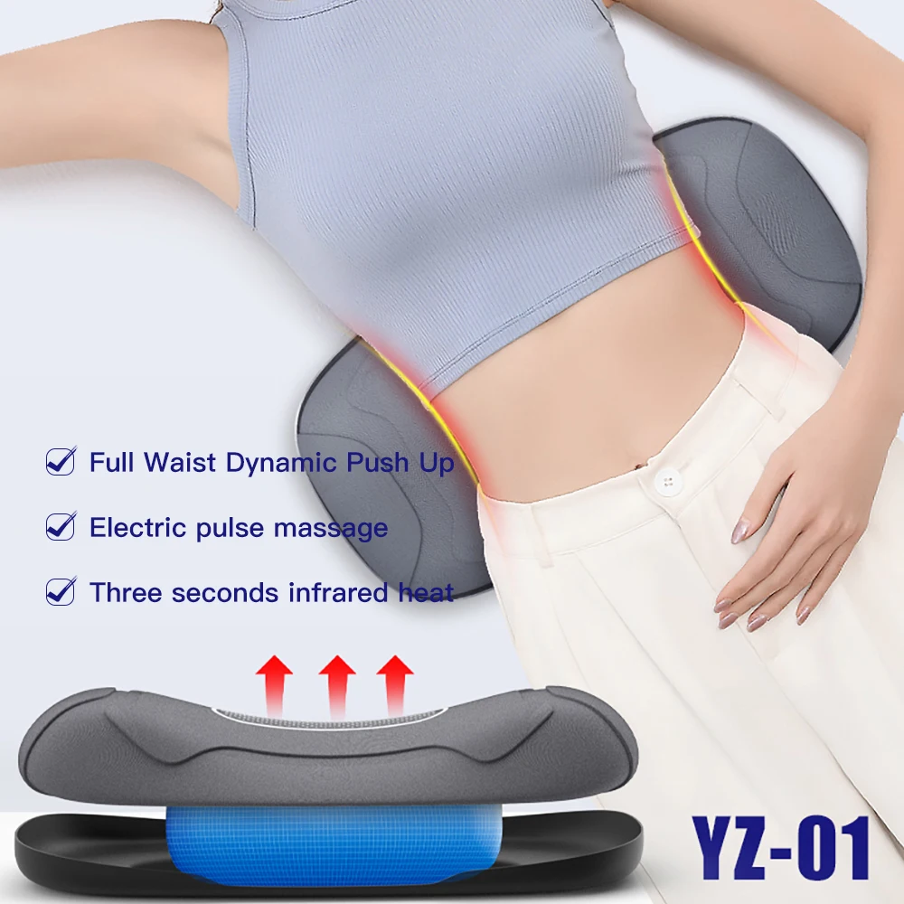 Fully automatic timed pulse lumbar massage pillow pulse lumbar massage lumbar support lumbar traction massage