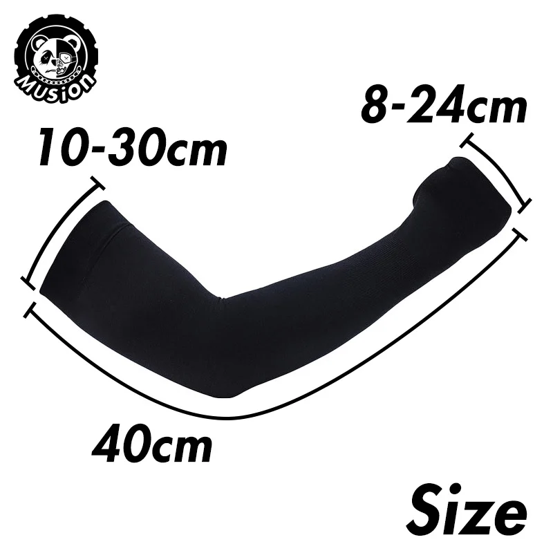 Musion Elastic Arm Sleeve Plus Size Sun Protection Handsock Extended and Widened XXL Fat Man Hand Sock For Riding And Running