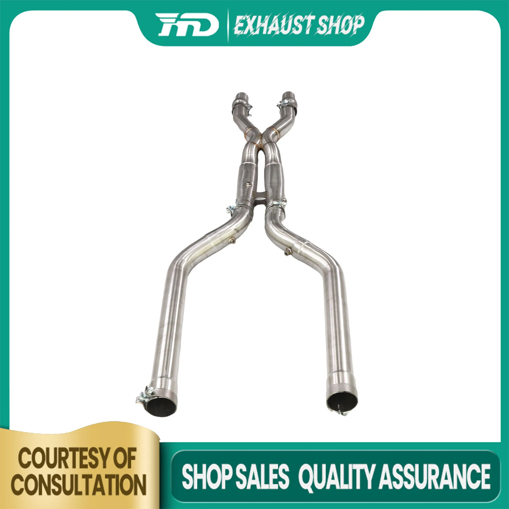 

High Quality Middle Pipe For BMW M8 F92 With OPF Stainless Steel Exhaust System Discount Price High Flow Performance HMD ﻿