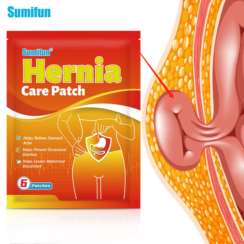 6/24/36Pc Sumifun Hernia Treatment Patch For Baby Adult Inguinal Umbilical Swelling Sticker Flatulence Belly Pain Relief Plaster