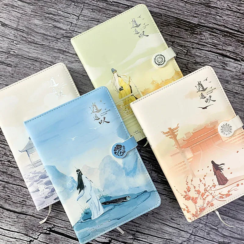 دفتر CyWei Wuxian أنيمي الجامح مو داو زو شي دفتر مخطط دفتر أنيمي حول المشجعين هدية Kawaii مخطط أسبوعي