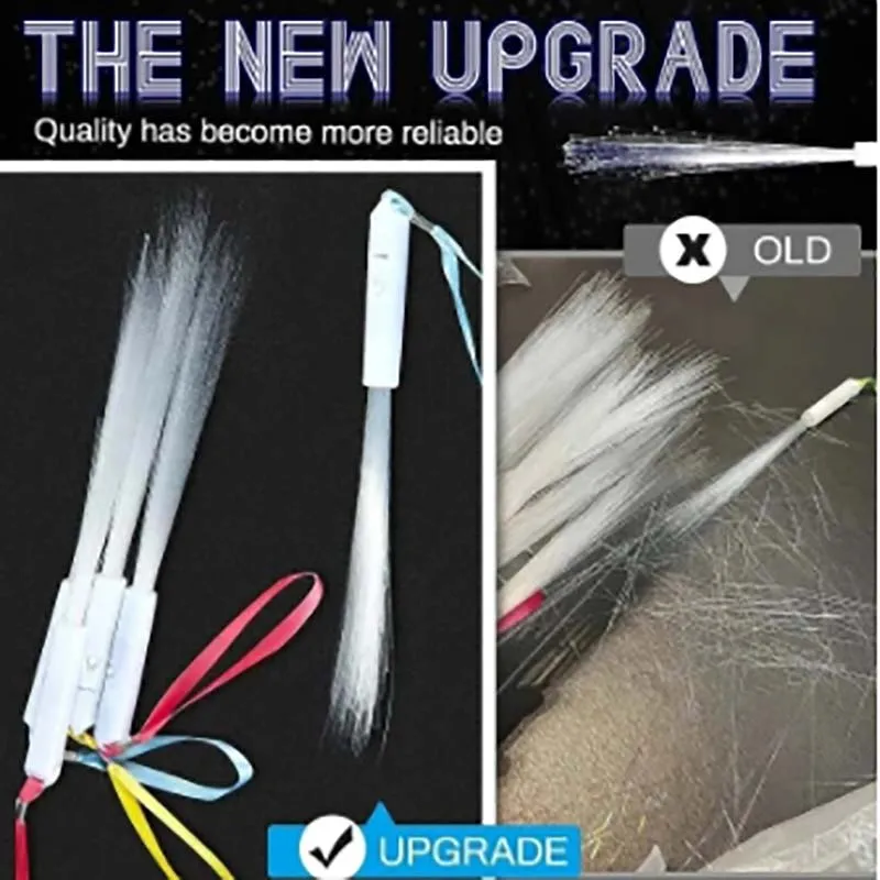 12/24 Teile/los LED Glow Stick Bunte Faser Glow Stick LED Spielzeug Party Nachtlicht Requisiten Weihnachten Geburtstag Geschenk hochzeit Party Geschenk – Detail 5